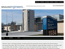 Tablet Screenshot of braunengineers.com